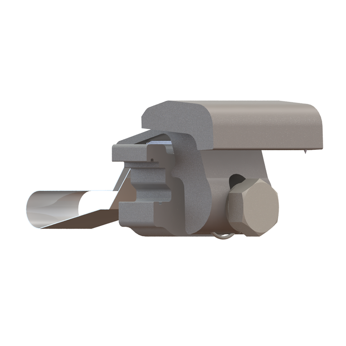 K2 Racking 4000050-B End Clamp Set | 13mm Hex | Mill