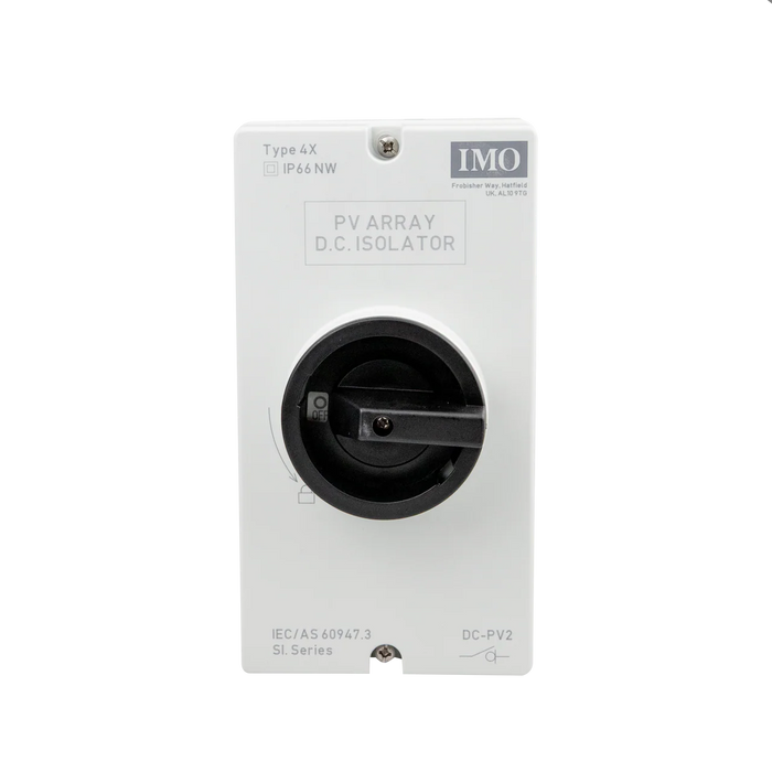 IMO DC Disconnect Rooftop Isolator Switch | 32A | 4 Pole | 2 String