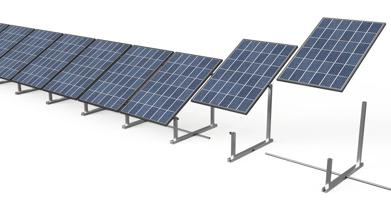 IntegraRack IR-30 Solar Panel Ground Mount | 30 Degree Angle
