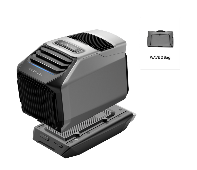 EcoFlow WAVE 2 + Add-on Battery + EcoFlow WAVE 2 Bag
