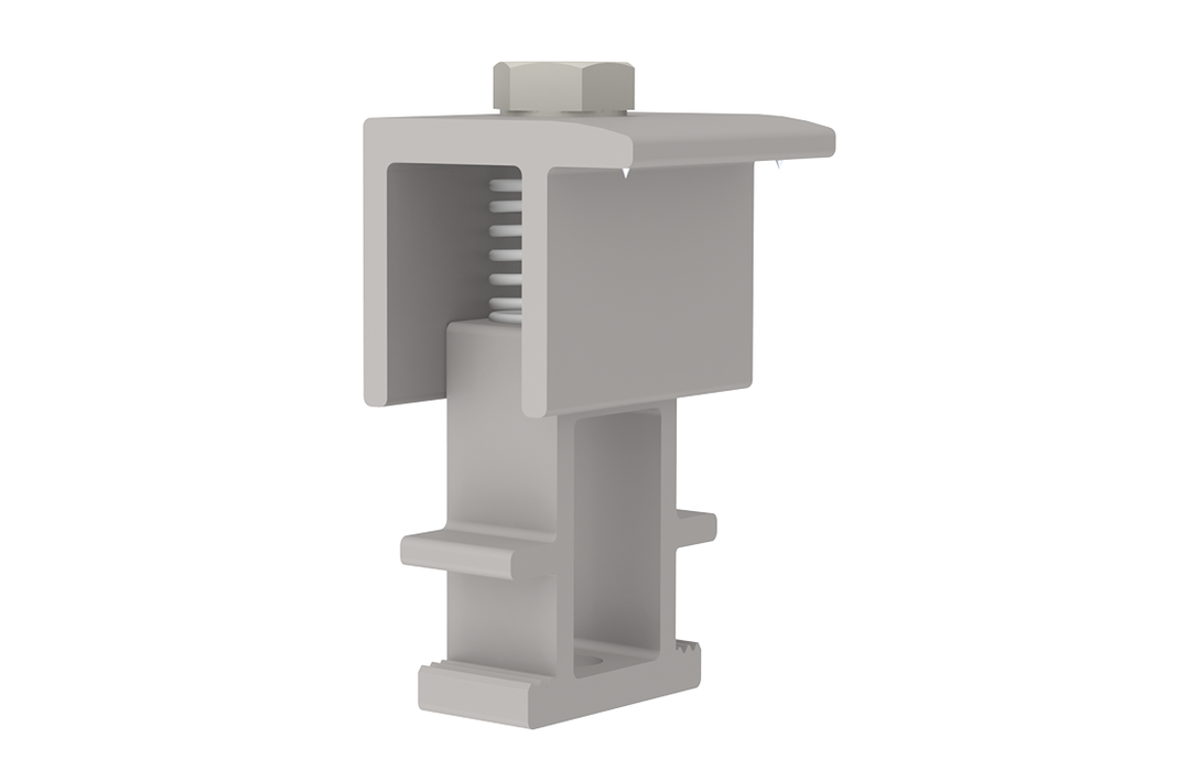 K2 Racking 4000197 End Clamp Set | 25-40mm | Mill
