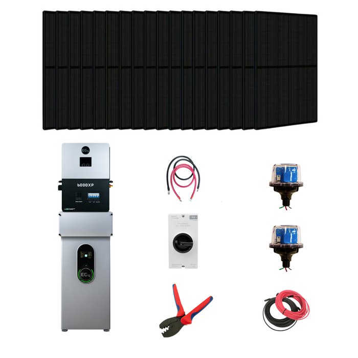 Complete Off Grid Solar Kit | EG4 6000XP | 6000W Continuous Power | Up To 8kW PV Input | 48V Battery System