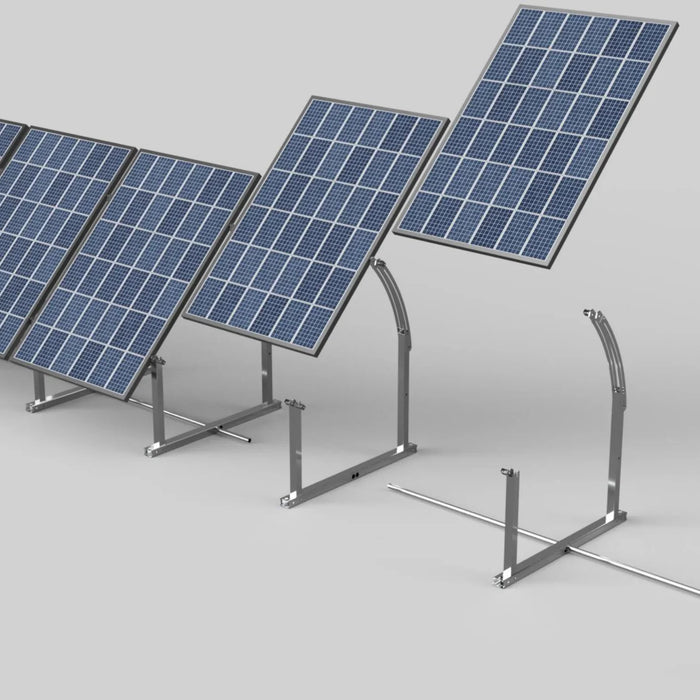 IntegraRack IR-45ASA Solar Panel Ground Mount | 45 Degree Angle