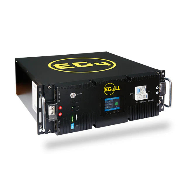 EG4 LL-S Lithium Battery Bundle| 30.72kWh | 6 Server Rack Batteries with Pre-Assembled Enclosed Battery Rack